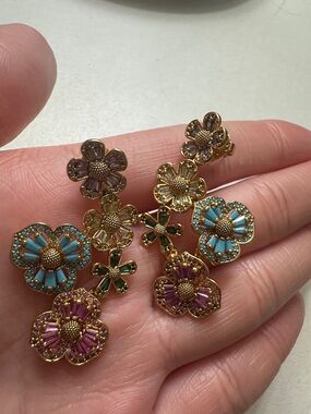 Kate Spade Fleurette Statement Necklace & Earrings